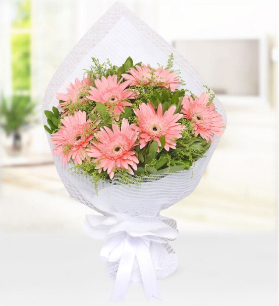 Gerbera Buketi Pembe